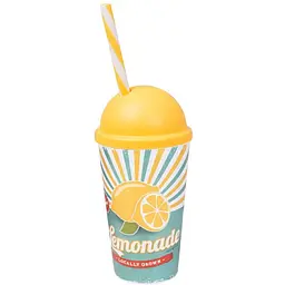 Склянка з трубочкою Herevin Lemonade 650 мл (161947-027)