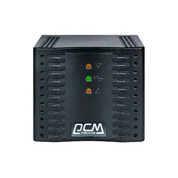 Стабілізатор напруги Powercom TCA-1200 чорний - мініатюра 3