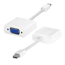 Перехідник-конвертер mini Display Port (тато) на VGA (мама) 30 cm, 4K/2K