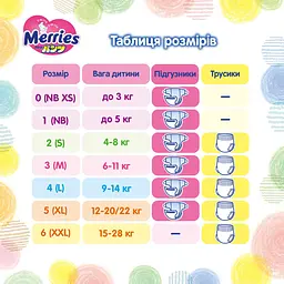 Трусики-підгузки Merries 3 (6-11 кг) 52 шт. - мініатюра 11