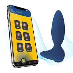 Анальна пробка Adrien Lastic Exploring Sense Little Rocket 2.0, 13 см (синій) - мініатюра 2