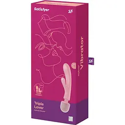 Вібратор Satisfyer Triple Lover Pink (SO8790) [108398] - мініатюра 6
