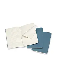 Записник Moleskine Cahier кишеньковий, Лінійка Жвавий Блакитний (CH011B44) - мініатюра 3