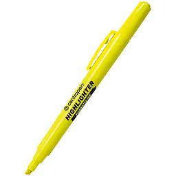 Маркер Centropen Fax 8722 1-4 мм клиноподібний жовтий упаковка 10 шт. (8722/05)