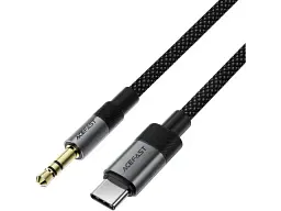 Адаптер Acefast J11 USB Type-C - аудио 3.5 мм 1 м Black (6974316285274) - мініатюра 3
