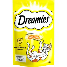 Ласощі для котів Dreamies з сиром 60 г