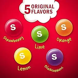 Драже Skittles Giants Vegan Chewy Sour Sweets, 116г - мініатюра 4