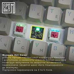 Клавіатура Epomaker EP64 Mulan Black (EP64-B-M) - мініатюра 6