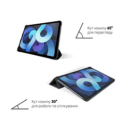 Чехол AIRON Premium SOFT для iPad Air 4/5-го поколения 10,9" 2020/2022 с защитной пленкой и салфеткой Black - мініатюра 10