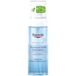 Міцелярна очищуюча пінка Eucerin DermatoClean Hyaluron 150 мл