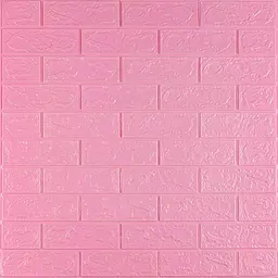 Самоклеюча 3D панель Sticker Wall під Рожевий Цегла 3080х700х3мм SW-00001757 - мініатюра 2