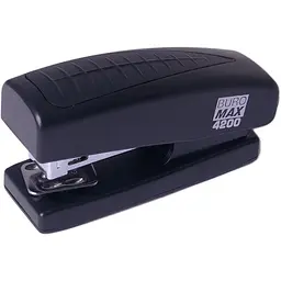 Степлер Buromax пластиковий №24/6, 26/6, 20 аркушів чорний (BM.4200-01) - мініатюра 2