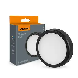 LED світильник акумуляторний з датчиком руху Videx VL-NL090B Black (29267-000)