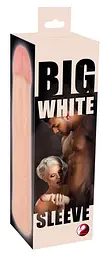 Насадка на пеніс You2Toys Orion Big White Penis Sleeve 22 см тілесний - мініатюра 2