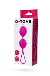 Вагінальні кульки A-Toys Keggel Balls, 9 см, рожевий - мініатюра 3