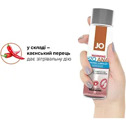 Анальна змазка System JO Anal H2O - Warming (120 мл) - мініатюра 4