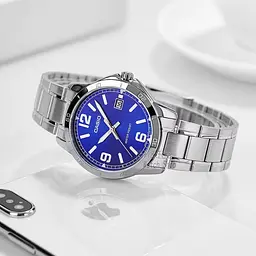 Чоловічий годинник Casio MTP-V004D-2B Сріблястий ( AT1141-0117 ) - мініатюра 5