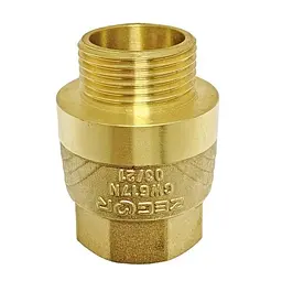Зворотний клапан Zegor 1" ВЗ FLN3P з латунним штоком 30412