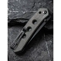 Ніж складаний туристичний Civivi Vision FG, (8.9 см) Nitro-V / Micarta темно-сірий - мініатюра 14
