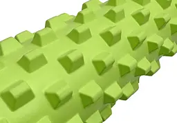Масажний ролик EasyFit Grid Roller PRO 45 см Салатовий - мініатюра 3