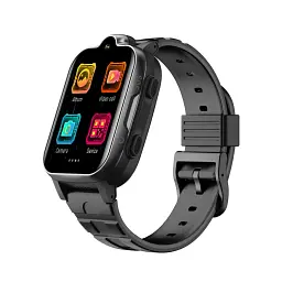 Дитячі наручні смарт годинник K15 з камерою, GPS відстеженням і 4G / WiFi Black (16420)