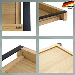 Піднос сервірувальний KELA Kiril бамбуковий, 43x27.5х4 см (12598) - мініатюра 3