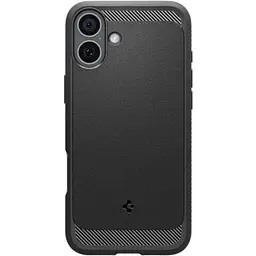 Протиударний чохол Spigen Rugged Armor MagSafe Matte Black для iPhone 16 (ACS08214) - мініатюра 4
