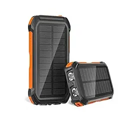 Портативна батарея Power Bank 25000mAh + Solare S025 сонячний заряд - мініатюра 4