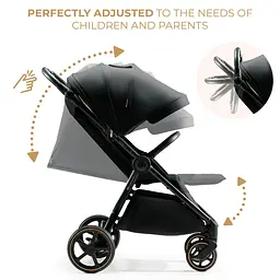 Прогулянкова коляска Kinderkraft Mitzy Ink Black (KSMITZ00BLK0000) - мініатюра 5