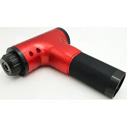 Масажер Акумуляторний для тіла м'язовий портативний ручний 4 насадки Fascial Gun KH-320 червоний - мініатюра 2