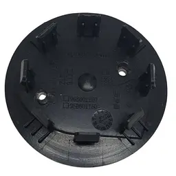 Ковпак колеса Porsche чорний+золотий логотип 76мм 1шт пластик (на клямках) OEM 7L5601149 - мініатюра 2