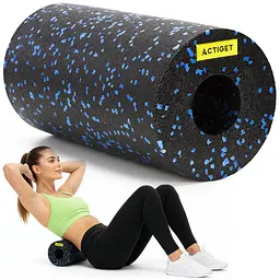 Масажний ролик Actiget EPP 29.5 x 15 см (валик, роллер) ACT0093 Black/Blue - мініатюра 2