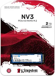 Накопичувач SSD Kingston NV3 M.2 2280 PCIe 4.0 x4 NVMe 3D TLC 2TB (SNV3S/2000G) - мініатюра 3