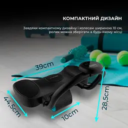 Ролик для пресу Cecotec Drumfit AB Fit Pro Rueda - мініатюра 6