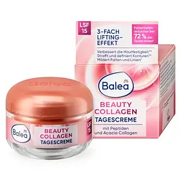 Денний антивіковий крем Balea Gesichtscreme Beauty Collagen з колагеном SPF 15 50 мл