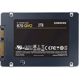 Накопичувач SSD Samsung Sata 2.5" 2Tb 870 QVO (MZ-77Q2T0BW) Б/в - мініатюра 3