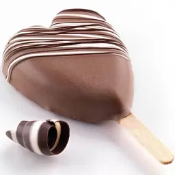 Форма для мороженого Silikomart серия Gelateria Сердце 2 формы, поднос, 50 палочек (GEL03)