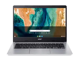 Ноутбук Acer Chromebook CB314-2H 14' FHD IPS, MediaTek MT8183, 8GB, F128GB, UMA, ChromeOS, сріблястий (NX.AWFEU.001)