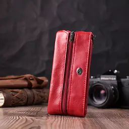 Оригінальна ключниця із натуральної шкіри ST Leather 22509 червона - мініатюра 8