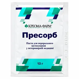Ентеросорбент для собак і котів Пресорб, паста, 10 г, 1 пакет