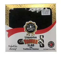 Лакриця Walker's Nonsuch Liquorice Toffee Slab With Hammer 400g