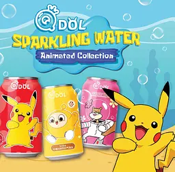 Газований напій Qdol Pokemon Grape Bulbasaur 330 мл - мініатюра 7