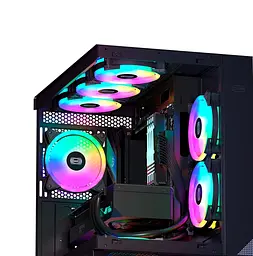 Комплект вентиляторів PcCooler F3 T120 ARGB BK 3-Pack (F3 T120 ARGB 3 in 1 Black) - мініатюра 4