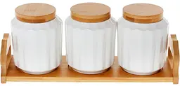 Набір банок для спецій Nouvelle Home Naturel 3 банки Bona 34х10,5х14 см kuh0008072