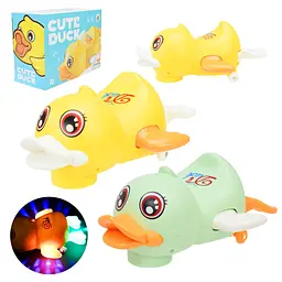 Інтерактивна музична іграшка-качалка Cute Duck зі світлом та звуком (FW-2064A) в асортименті