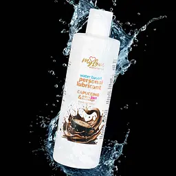 Лубрикант MyLove Aroma Series IntimMassage 2in1 Capuccino, 300 мл - мініатюра 3