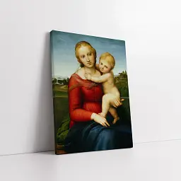 Інтер'єрна картина Мала Мадонна Каупера, Рафаель, Raphael Santi, Small Cowper Madonna, релігійний декор, 60×43 см (id6958) - мініатюра 2