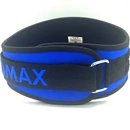 Пояс для важкої атлетики MAD MAX MFB 421, Blue - L - мініатюра 4