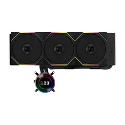 Система жидкостного охлаждения Lian Li HydroShift II LCD-C 360TL, Black (G89.GHS2LCD36TB.00)
