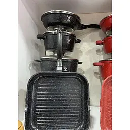 Набір каструль Top Kitchen TK-00031 з мармуровим покриттям 8 предметів зі сковорідками (24750-TK-00031_1955) - мініатюра 3